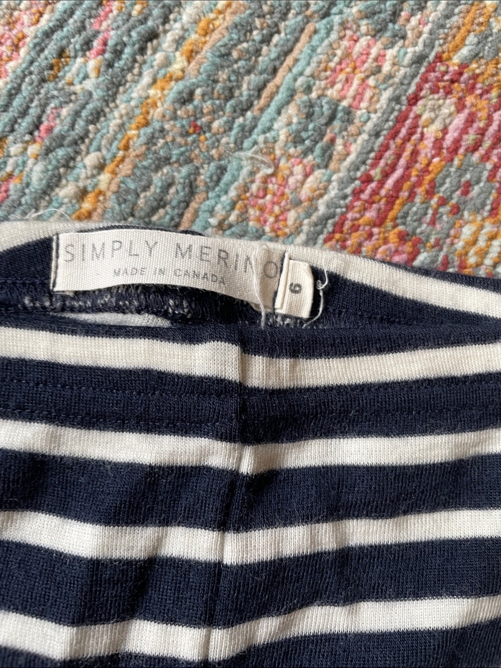 Simply Merino Striped Legging - Picture 2 of 3